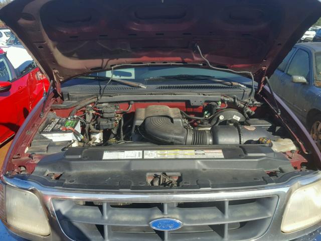 1FTDX1762VNA93482 - 1997 FORD F150 RED photo 7