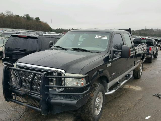 1FTWW31P45EC11945 - 2005 FORD F350 SRW S BLACK photo 2