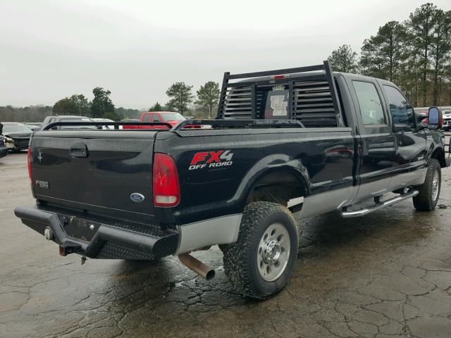 1FTWW31P45EC11945 - 2005 FORD F350 SRW S BLACK photo 4