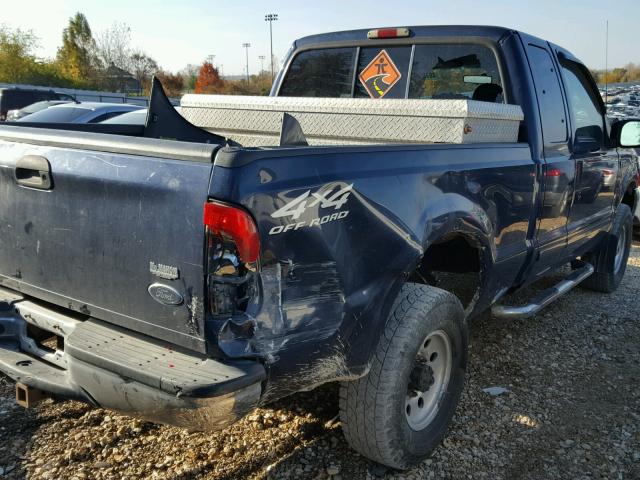 1FTNX21L01ED06626 - 2001 FORD F250 BLUE photo 9