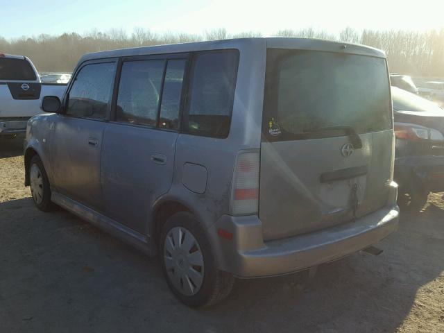 JTLKT324364079557 - 2006 TOYOTA SCION XB Plata foto 3