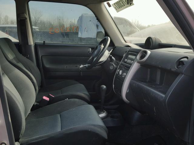 JTLKT324364079557 - 2006 TOYOTA SCION XB Plata foto 5