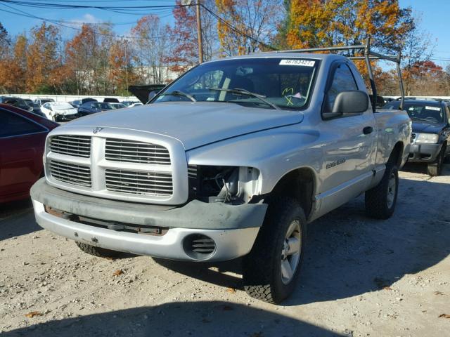 1D7HU16N72J215488 - 2002 DODGE RAM 1500 SILVER photo 2