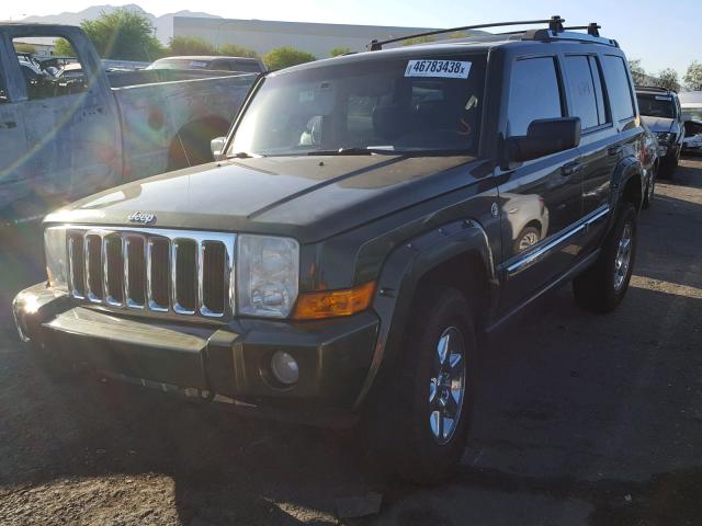 1J8HG58238C146106 - 2008 JEEP COMMANDER GREEN photo 2
