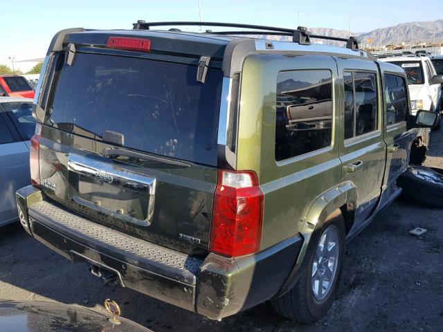 1J8HG58238C146106 - 2008 JEEP COMMANDER GREEN photo 4