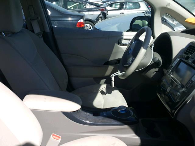 JN1AZ0CP3CT023944 - 2012 NISSAN LEAF SV SILVER photo 5