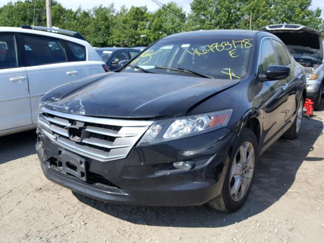 5J6TF2H58AL009630 - 2010 HONDA ACCORD CRO BLACK photo 2