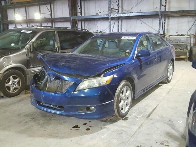 4T1BK46KX8U067384 - 2008 TOYOTA CAMRY LE BLUE photo 2