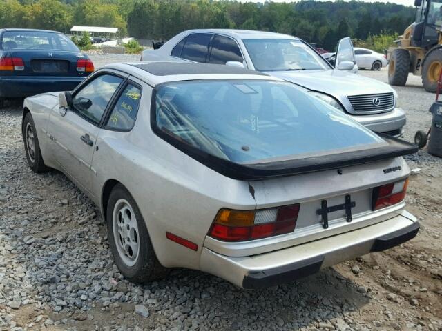 WP0AB0945JN472896 - 1988 PORSCHE 944 GRAY photo 3