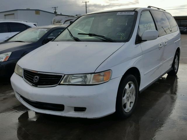 2HKRL18691H590037 - 2001 HONDA ODYSSEY EX WHITE photo 2