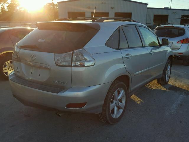 2T2HK31U47C038746 - 2007 LEXUS RX 350 SILVER photo 4