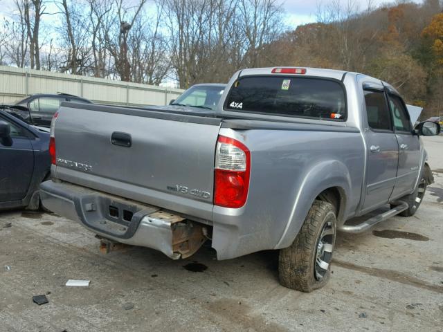 5TBDT44186S532100 - 2006 TOYOTA TUNDRA DOU GRAY photo 4