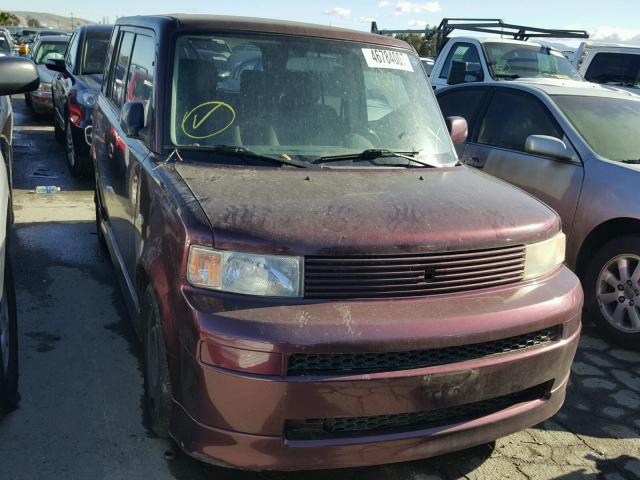 JTLKT324X64050444 - 2006 TOYOTA SCION XB ბურგუნდია ფოტო 1