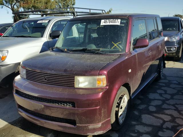 JTLKT324X64050444 - 2006 TOYOTA SCION XB ბურგუნდია ფოტო 2