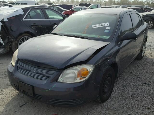 1G1AK58F187297344 - 2008 CHEVROLET COBALT LS GRAY photo 2