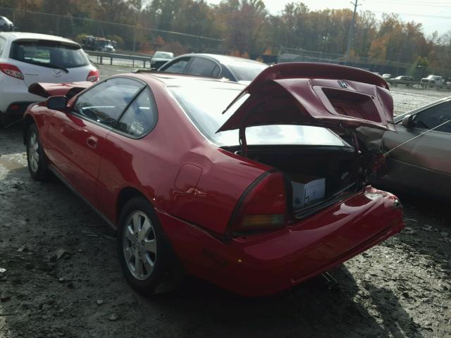 JHMBB2266NC015543 - 1992 HONDA PRELUDE SI RED photo 3