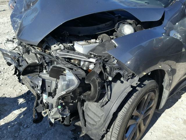 JN8AF5MV6GT654794 - 2016 NISSAN JUKE S GRAY photo 9