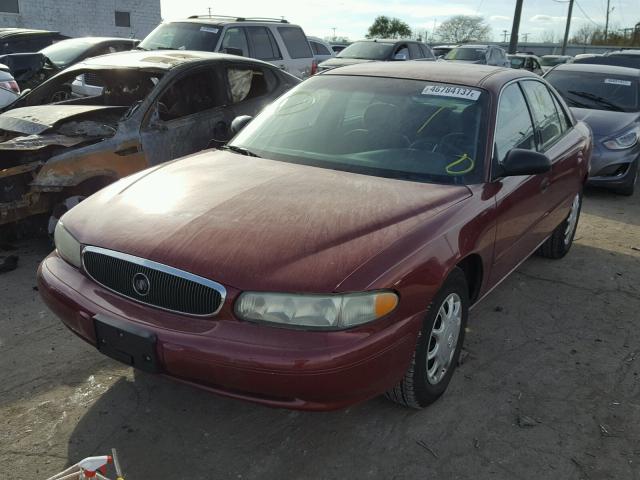 2G4WS52J851114780 - 2005 BUICK CENTURY CU MAROON photo 2