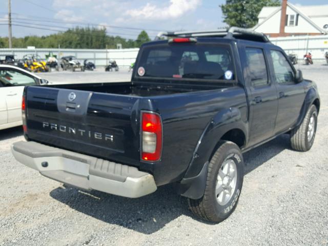 1N6MD27Y23C427693 - 2003 NISSAN FRONTIER C BLACK photo 4