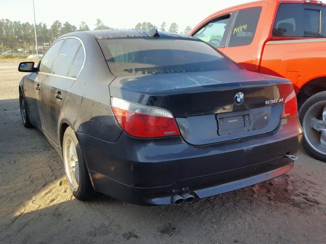 WBANF73556CG66945 - 2006 BMW 530 XI BLACK photo 3