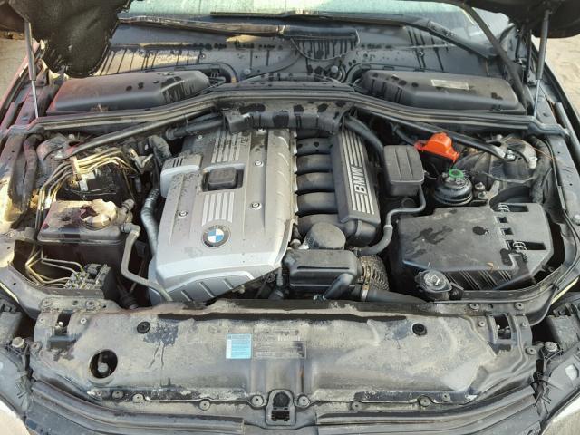 WBANF73556CG66945 - 2006 BMW 530 XI BLACK photo 7