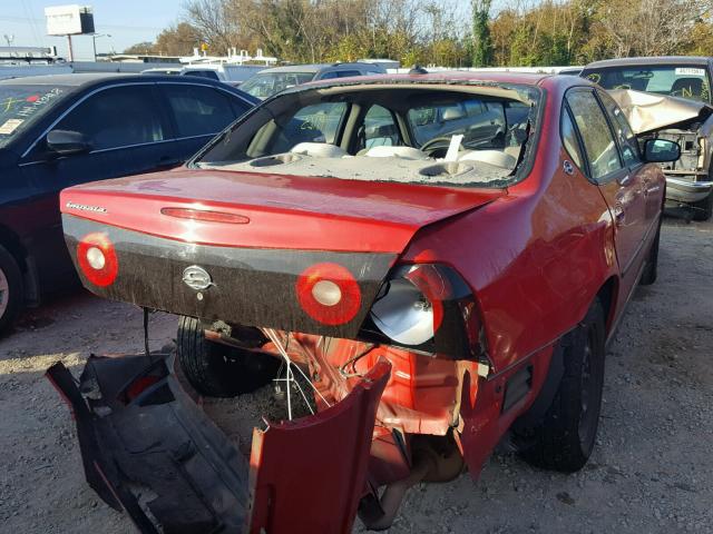 2G1WF52E149390688 - 2004 CHEVROLET IMPALA RED photo 4