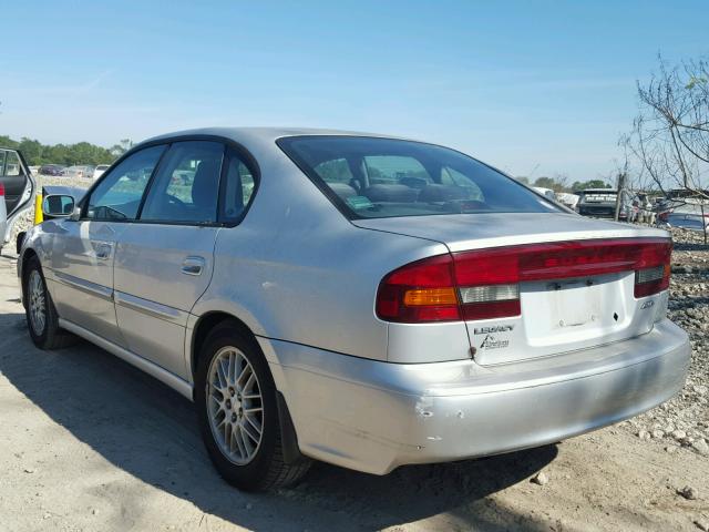 4S3BE625347204360 - 2004 SUBARU LEGACY L S SILVER photo 3