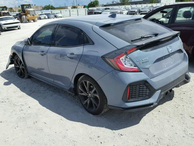 SHHFK7H98HU222667 - 2017 HONDA CIVIC SPOR Mavi foto 3