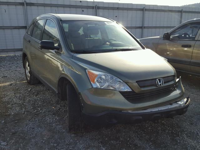 JHLRE38369C002956 - 2009 HONDA CR-V LX GREEN photo 1