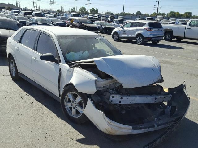 1G1ZT62805F330609 - 2005 CHEVROLET MALIBU MAX WHITE photo 1