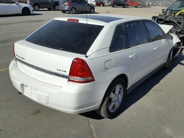 1G1ZT62805F330609 - 2005 CHEVROLET MALIBU MAX WHITE photo 4