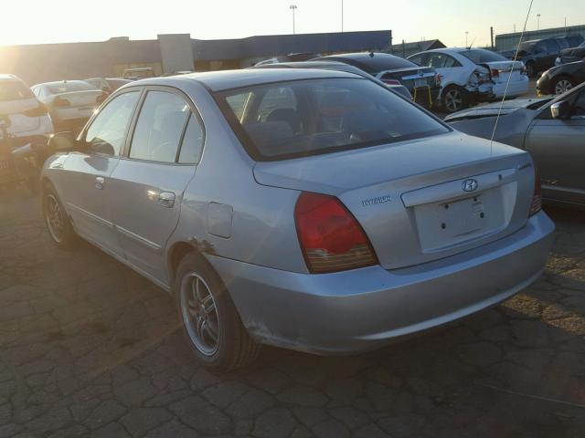 KMHDN46D06U259346 - 2006 HYUNDAI ELANTRA GL SILVER photo 3