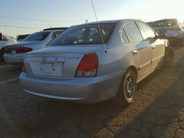 KMHDN46D06U259346 - 2006 HYUNDAI ELANTRA GL SILVER photo 4