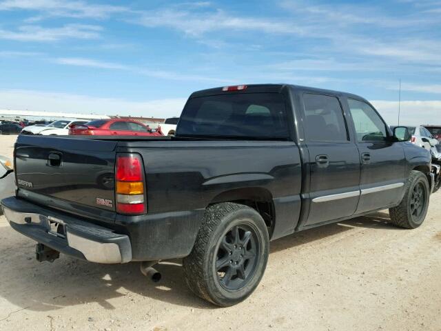 2GTEC13T661175309 - 2006 GMC NEW SIERRA BLACK photo 4