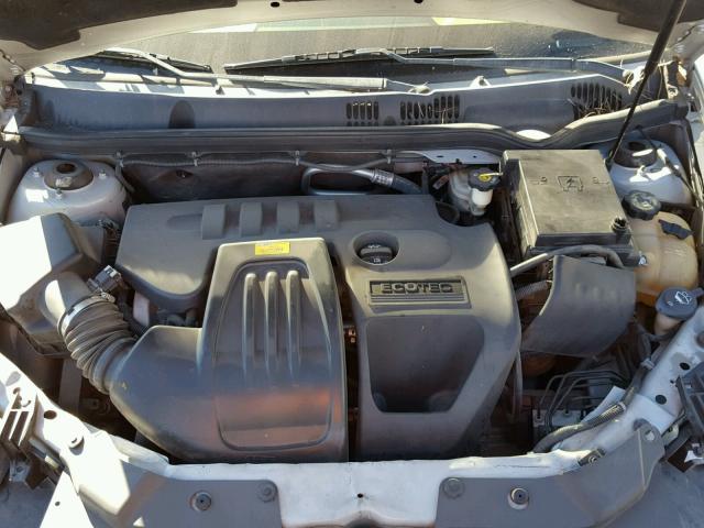 1G1AL55F577122028 - 2007 CHEVROLET COBALT LT SILVER photo 7