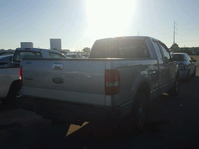 1FTRX12W38FB64507 - 2008 FORD F150 SILVER photo 4