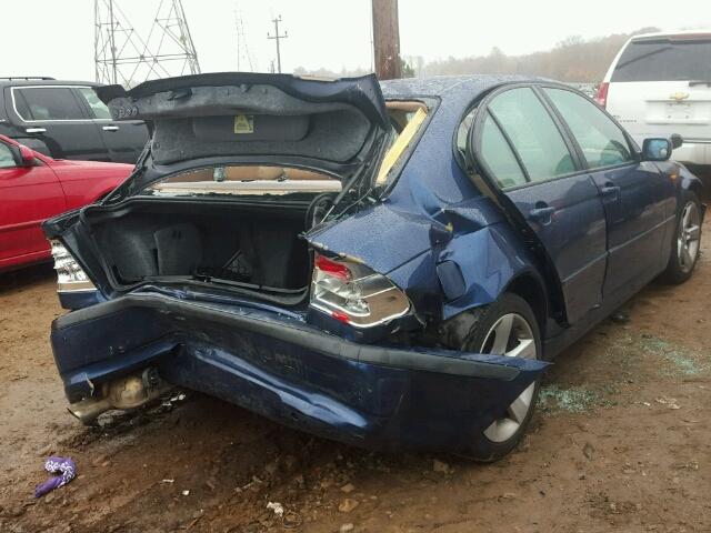 WBAET37445NJ86754 - 2005 BMW 325 I BLUE photo 4