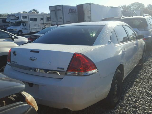 2G1WS553X89247492 - 2008 CHEVROLET IMPALA POL WHITE photo 4