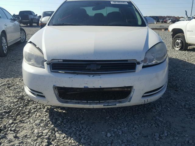 2G1WS553X89247492 - 2008 CHEVROLET IMPALA POL WHITE photo 9