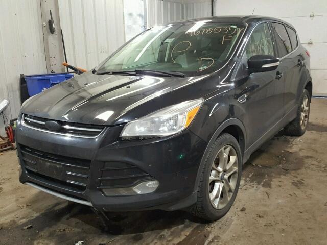 1FMCU9H99DUA75184 - 2013 FORD ESCAPE SEL BLACK photo 2