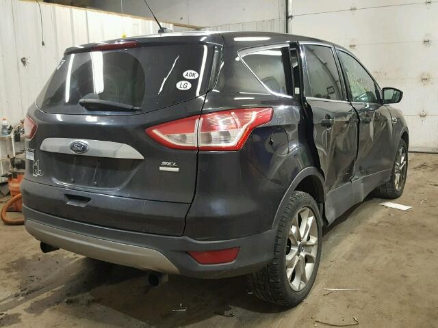 1FMCU9H99DUA75184 - 2013 FORD ESCAPE SEL BLACK photo 4