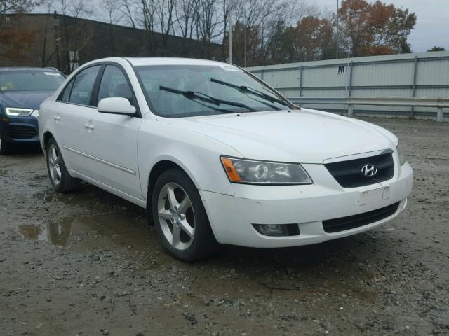 5NPET46C37H275199 - 2007 HYUNDAI SONATA GLS WHITE photo 1