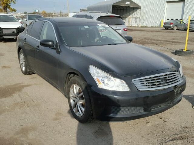 JNKBV61F87M813524 - 2007 INFINITI G35 BLACK photo 1