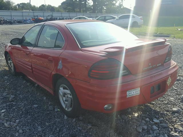 1G2NF52F82C246738 - 2002 PONTIAC GRAND AM S RED photo 3