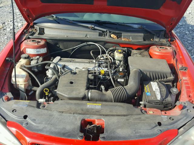 1G2NF52F82C246738 - 2002 PONTIAC GRAND AM S RED photo 7