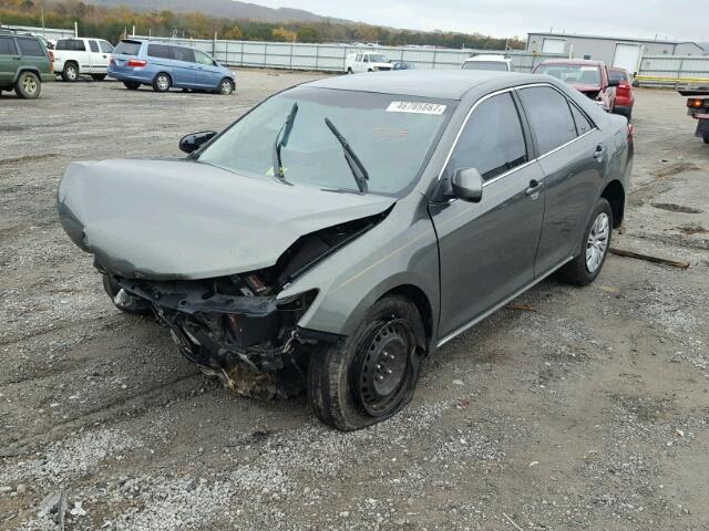 4T4BF1FK8DR277114 - 2013 TOYOTA CAMRY L GREEN photo 2