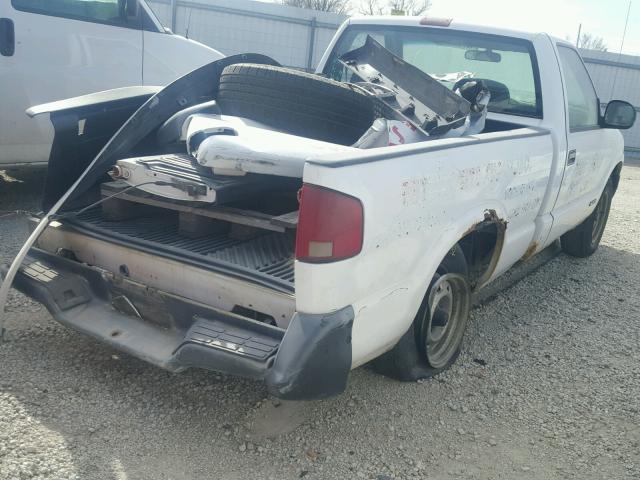 1GCCS1443VK113270 - 1997 CHEVROLET S TRUCK S1 WHITE photo 4