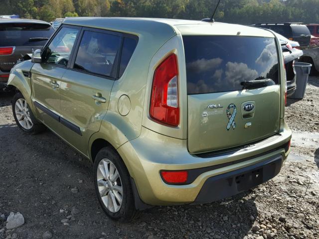 KNDJT2A61D7592273 - 2013 KIA SOUL + GREEN photo 3