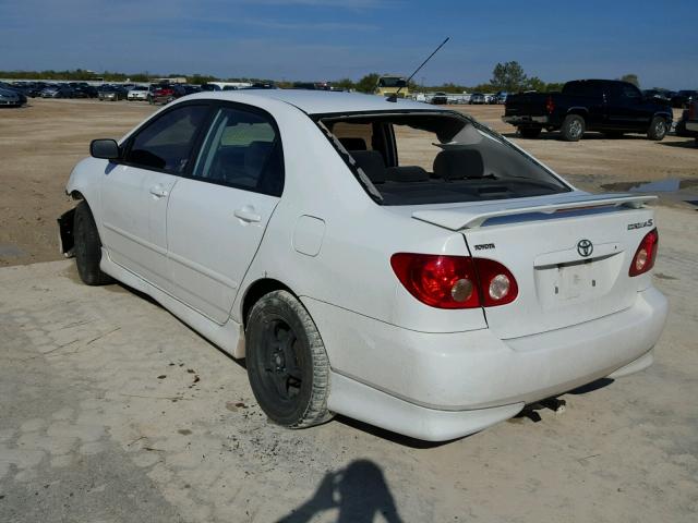 1NXBR30E27Z773756 - 2007 TOYOTA COROLLA CE WHITE photo 3