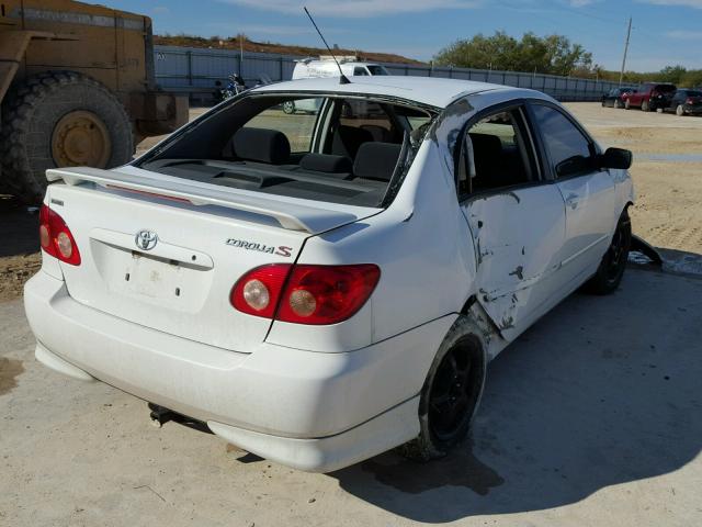 1NXBR30E27Z773756 - 2007 TOYOTA COROLLA CE WHITE photo 4